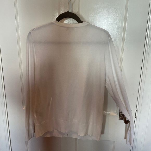 White Classic Cardigan Charter Club, L - Picture 4 of 4